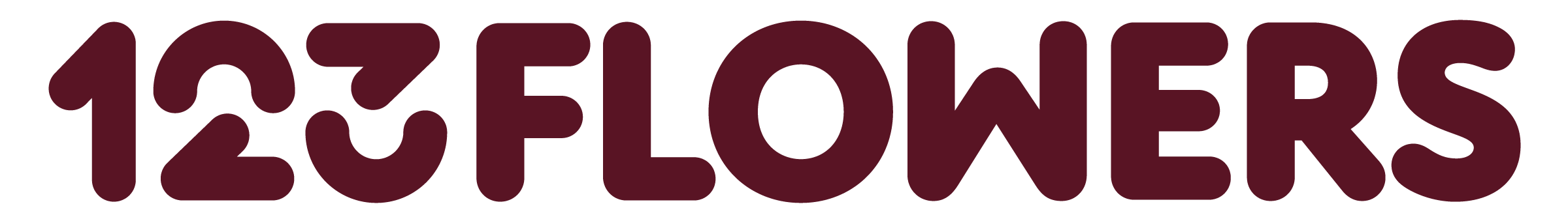 123 Flowers logo